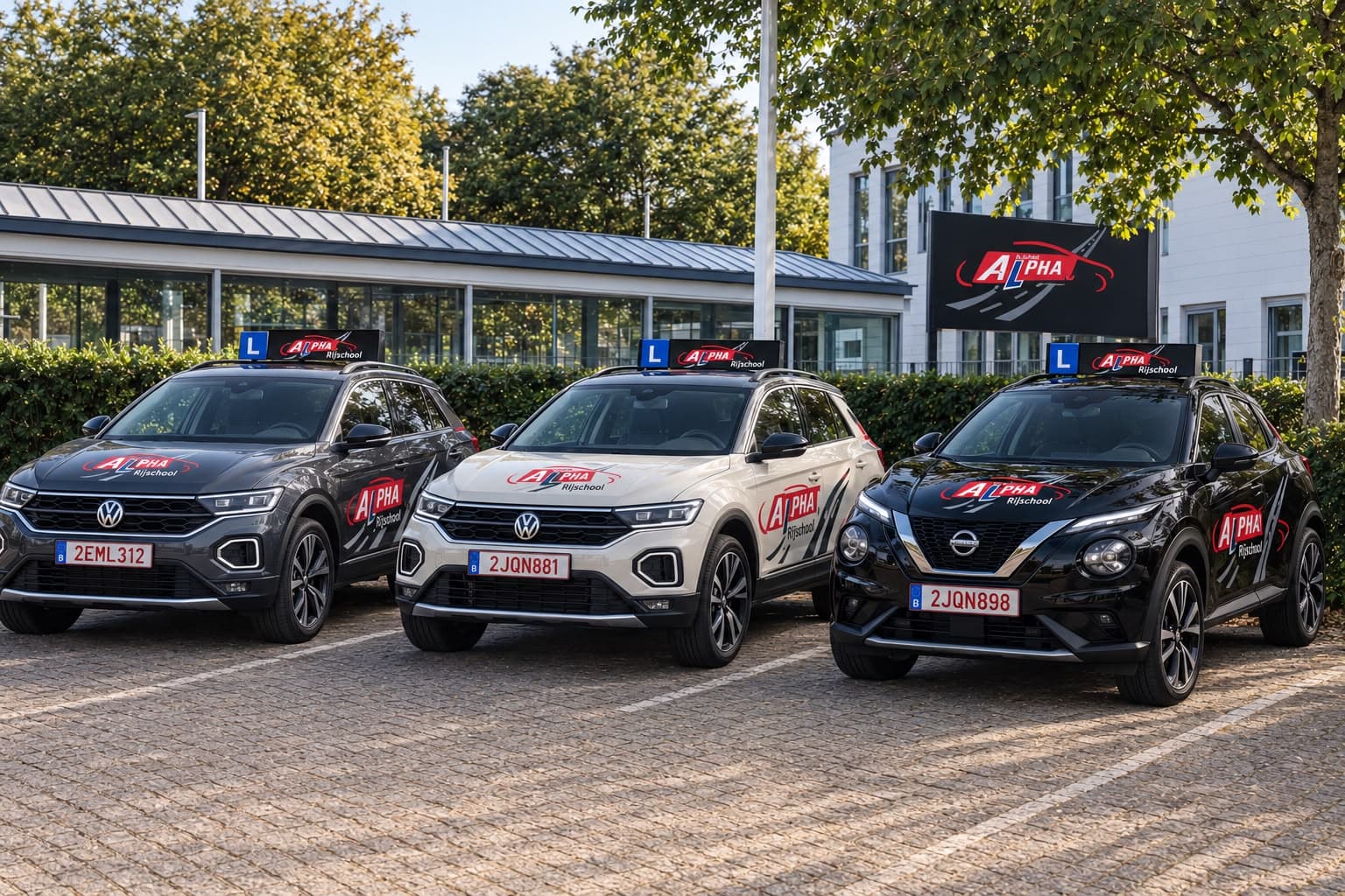 Lesauto's van Alpha Rijschool
